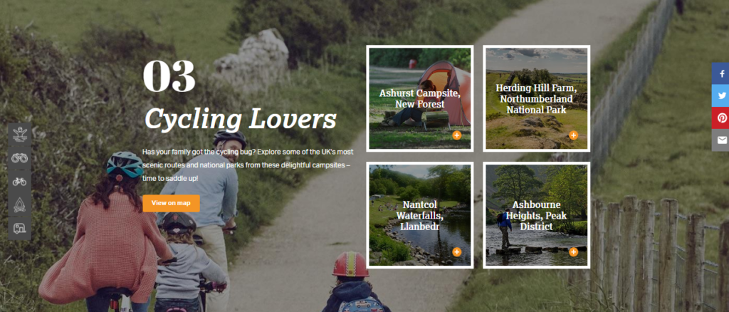 Image of Halfords' camping guide by Fusion Unlimited