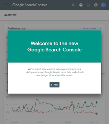 Welcome to the new search console